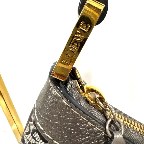 LOEWE Anagram Canvas New Road Hobo Bag - 2008 - Picture 4 of 8